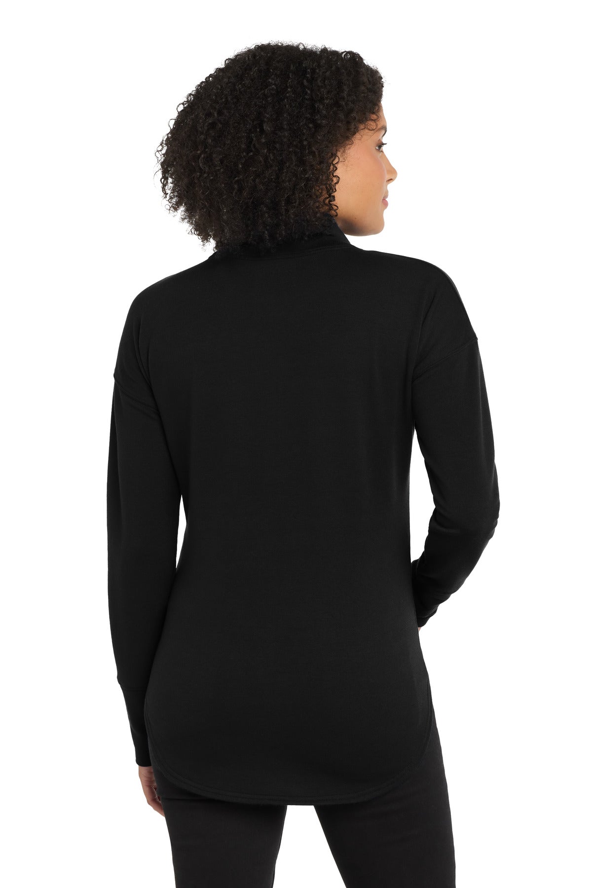 Custom Embroidered OGIO  Women's Luuma Full-Zip Fleece. LOG812,Blacktop