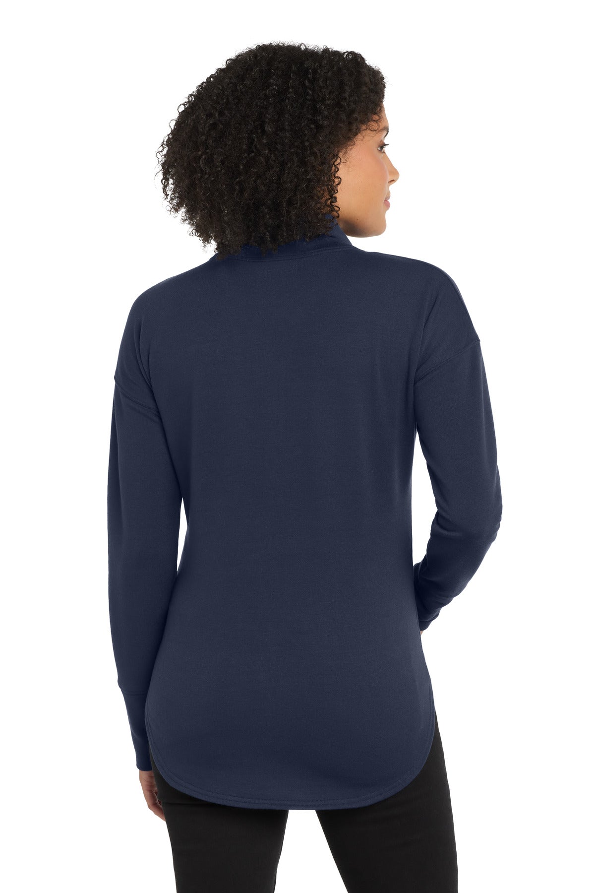 Custom Embroidered OGIO  Women's Luuma Full-Zip Fleece. LOG812,River Blue Navy