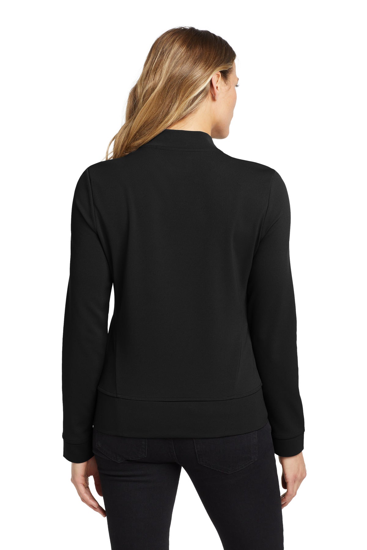 Custom Embroidered OGIO  Women's Hinge Full-Zip. LOG820,Blacktop