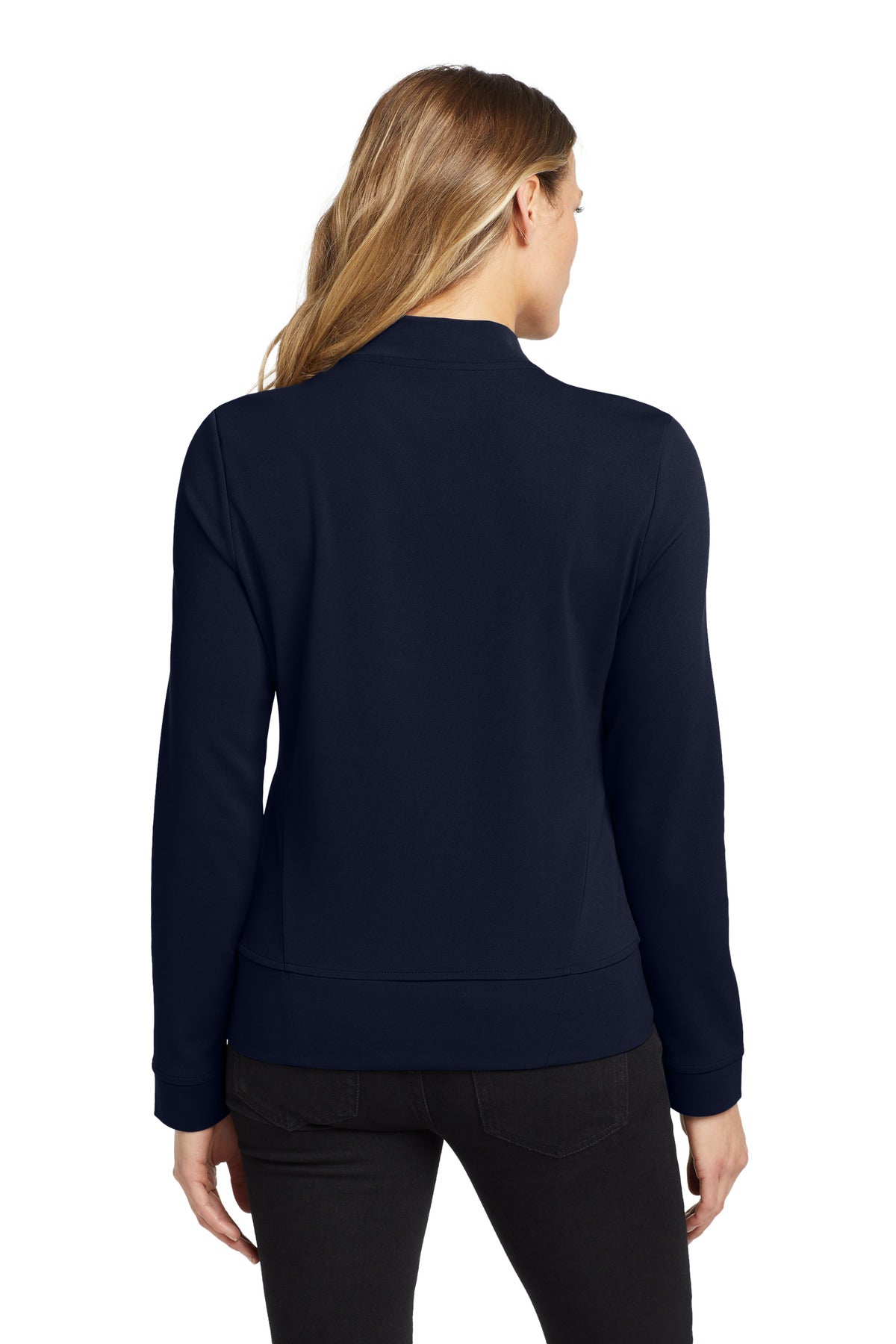 Custom Embroidered OGIO  Women's Hinge Full-Zip. LOG820,River Blue Navy