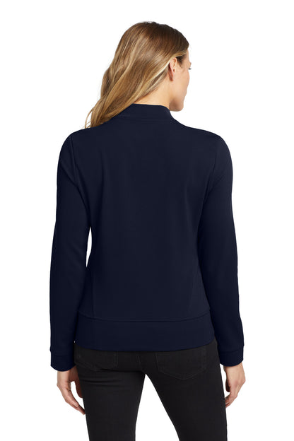 Custom Embroidered OGIO  Women's Hinge Full-Zip. LOG820,River Blue Navy
