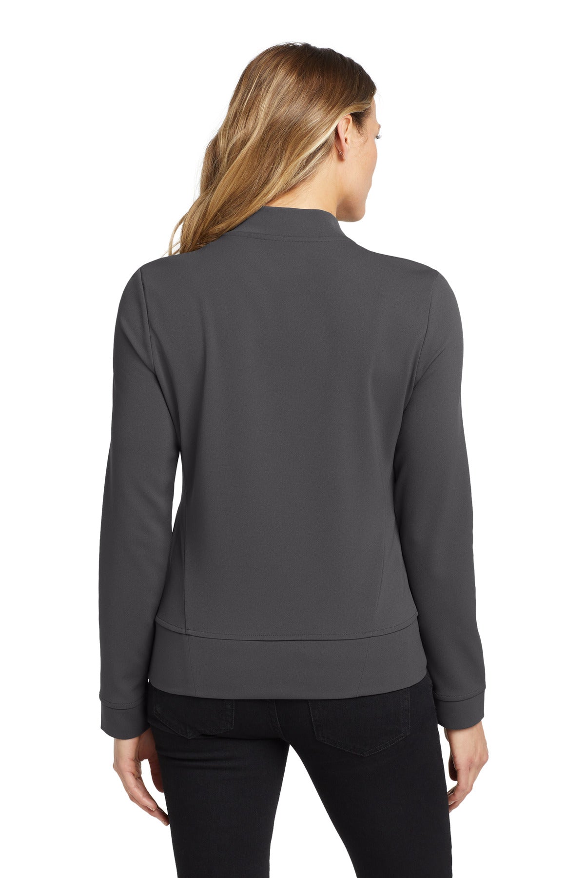 Custom Embroidered OGIO  Women's Hinge Full-Zip. LOG820,Tarmac Grey