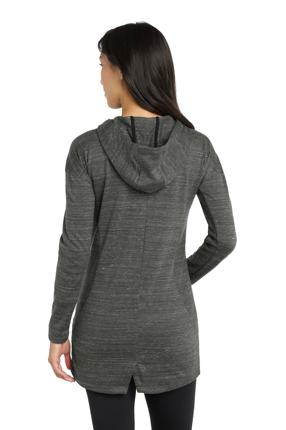 Custom Embroidered OGIO Women's Flux Full-Zip Hoodie LOG823,Tarmac Grey Heather