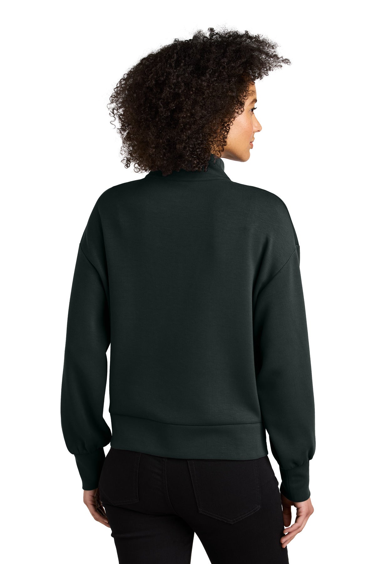 Custom Embroidered OGIO Women's Transcend 1/4-Zip LOG861,Blacktop