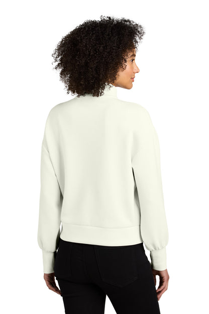 Custom Embroidered OGIO Women's Transcend 1/4-Zip LOG861,Opal White