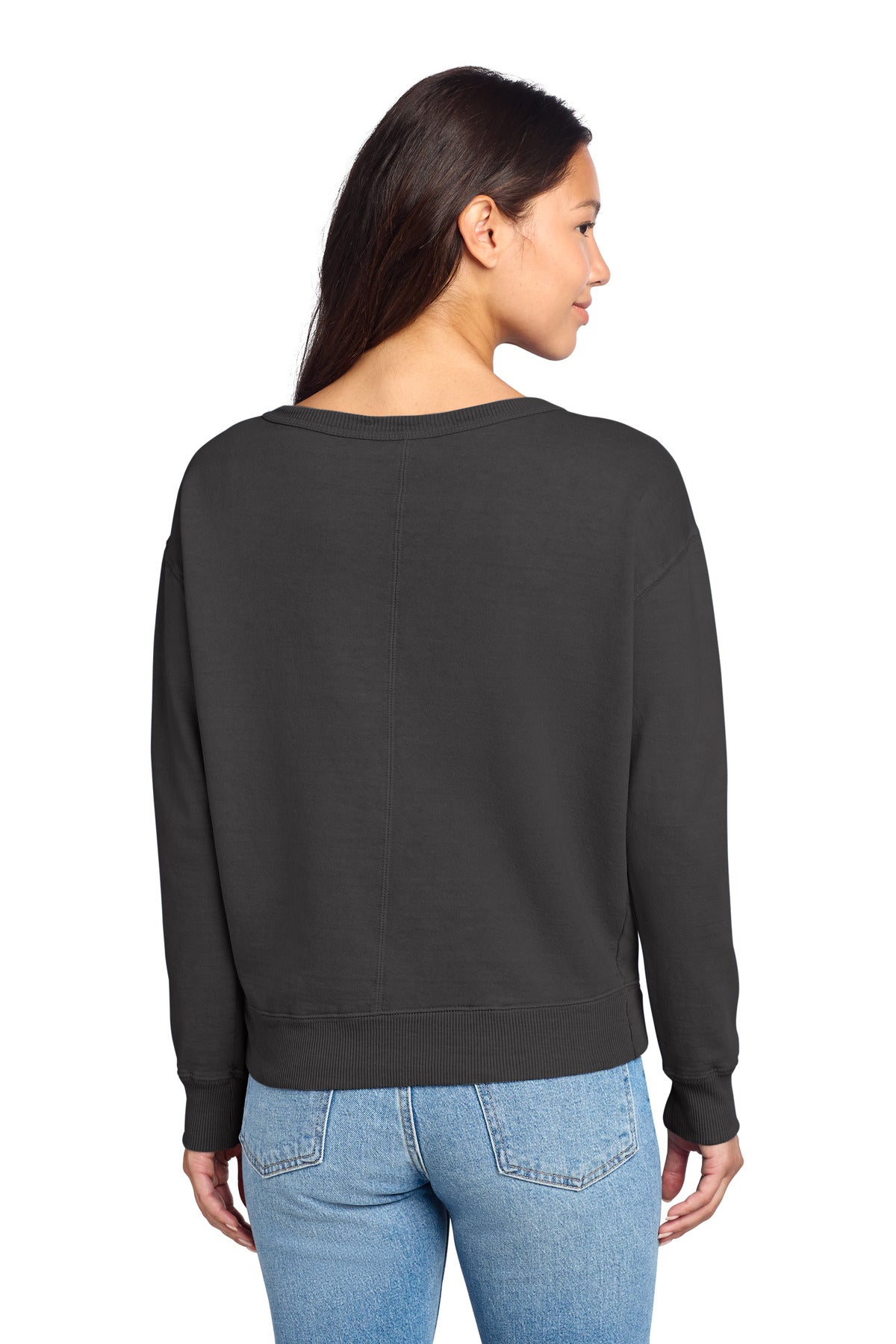 Custom Embroidered Port & Co Sweatshirts in Coal