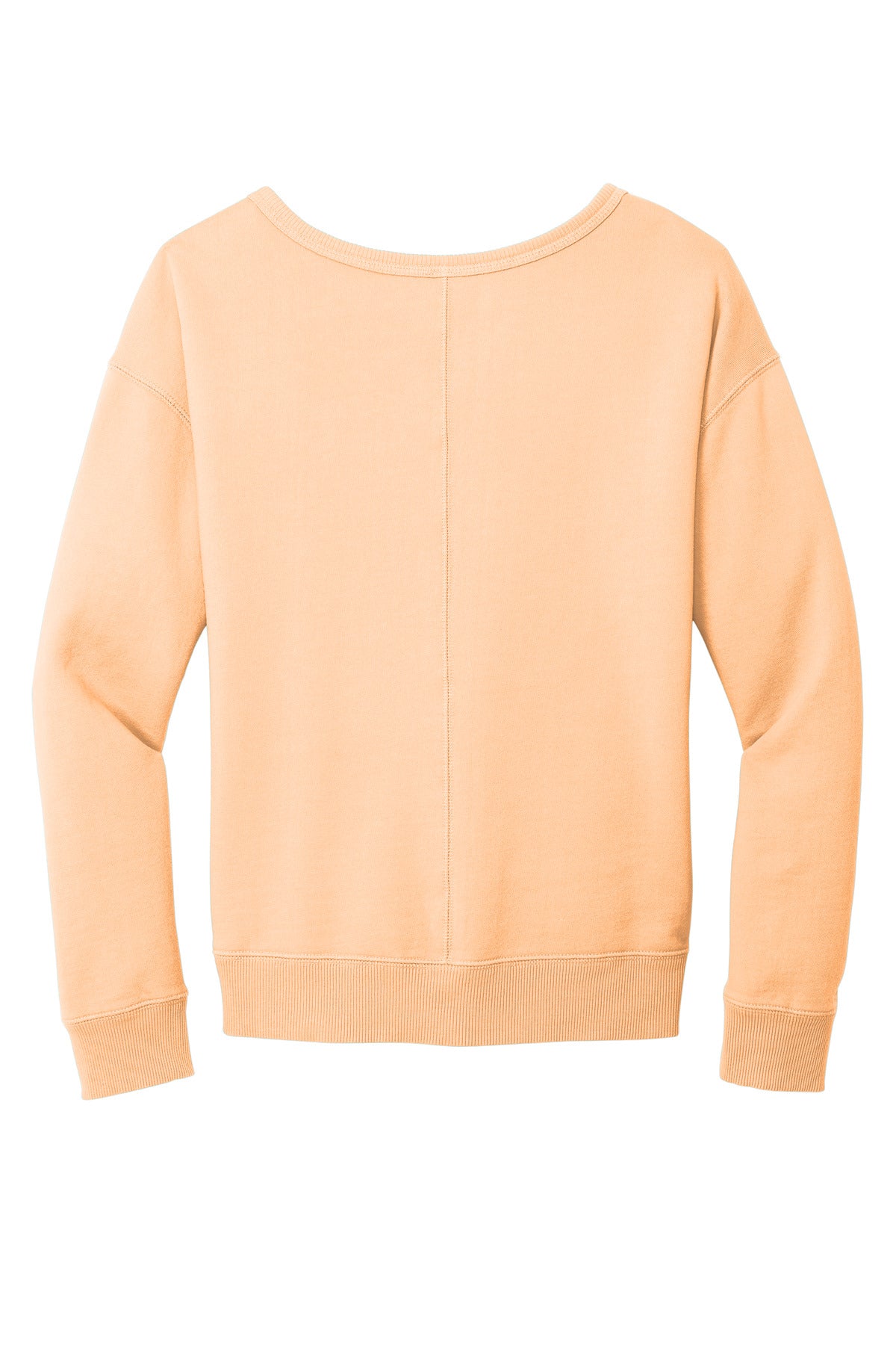 Custom Embroidered Port & Co Sweatshirts in Peach