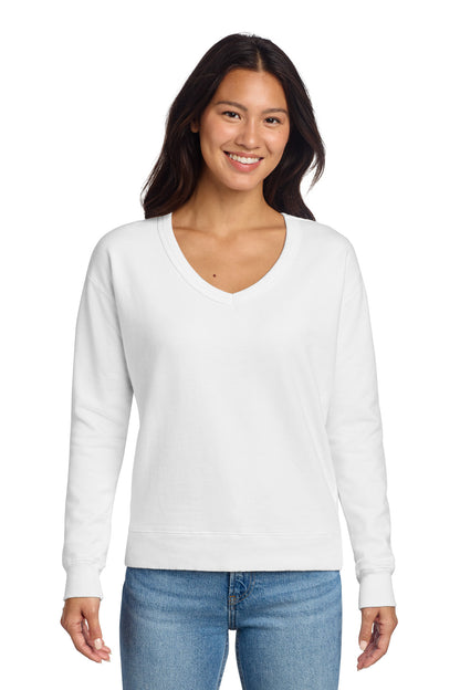 Custom Embroidered Port & Co Sweatshirts in White