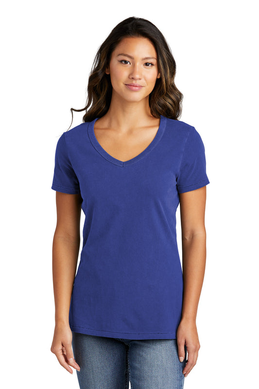 Port & Company Women's Beach Wash Garment-Dyed V-Neck Tee LPC099V