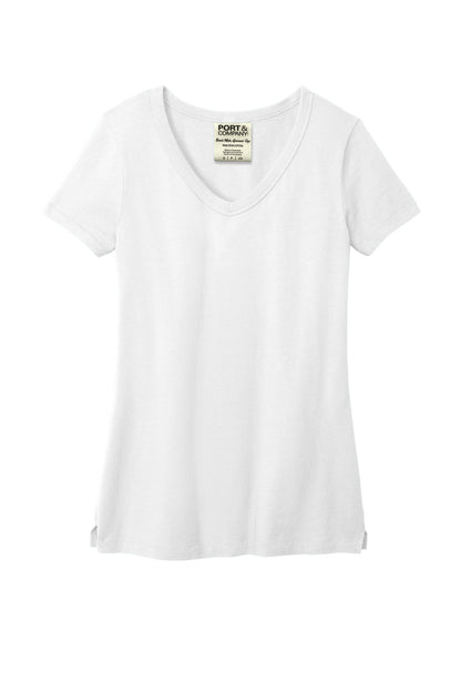 Port & Company Women's Beach Wash Garment-Dyed V-Neck Tee LPC099V