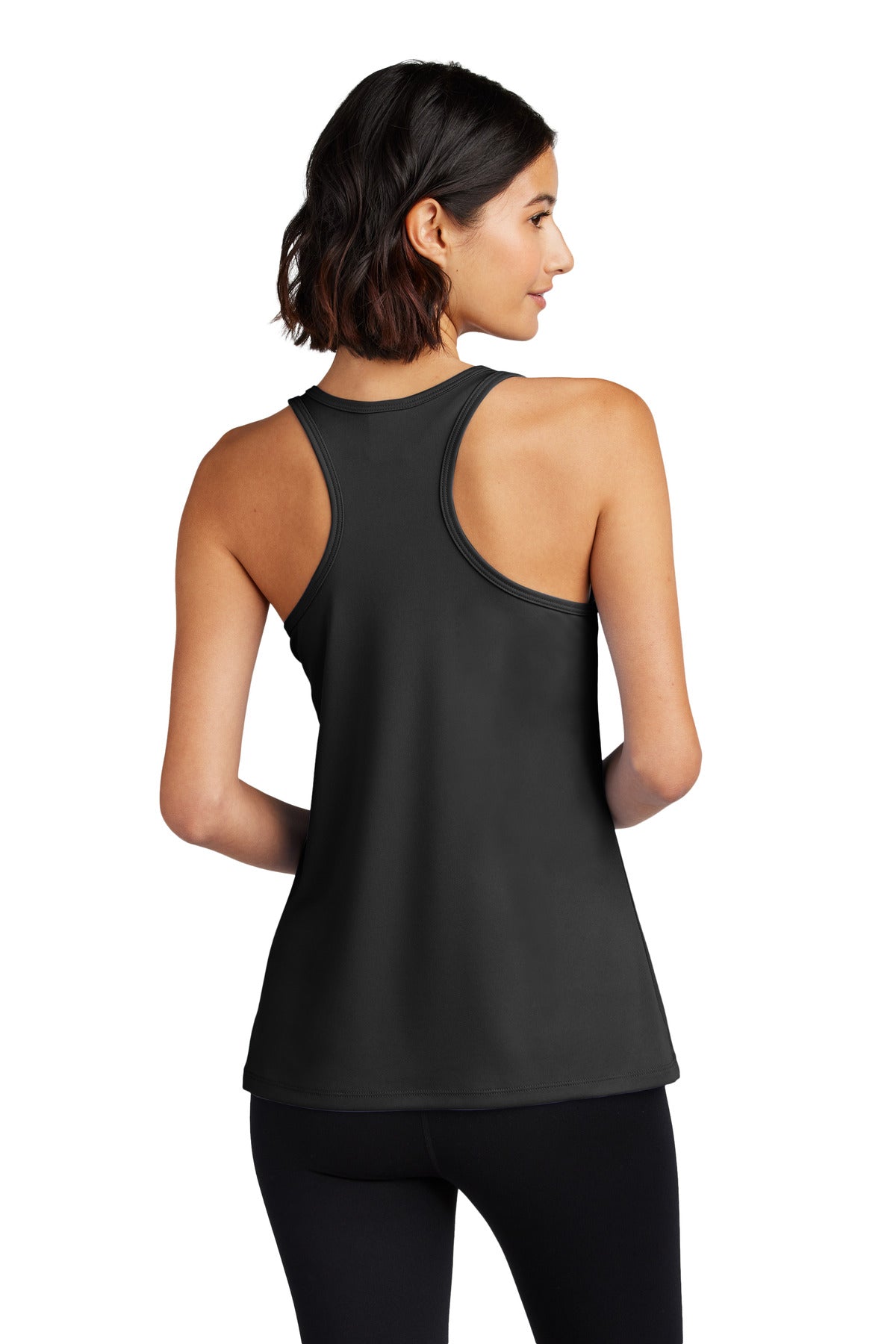 Custom Embroidered Port & Company Women's Performance Tank LPC380TT,Jet Black