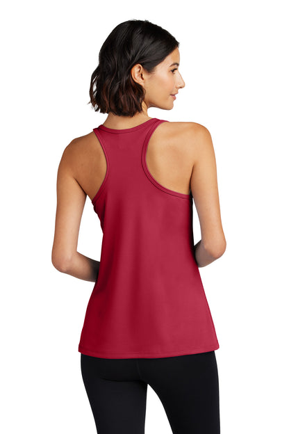 Custom Embroidered Port & Company Women's Performance Tank LPC380TT,Red