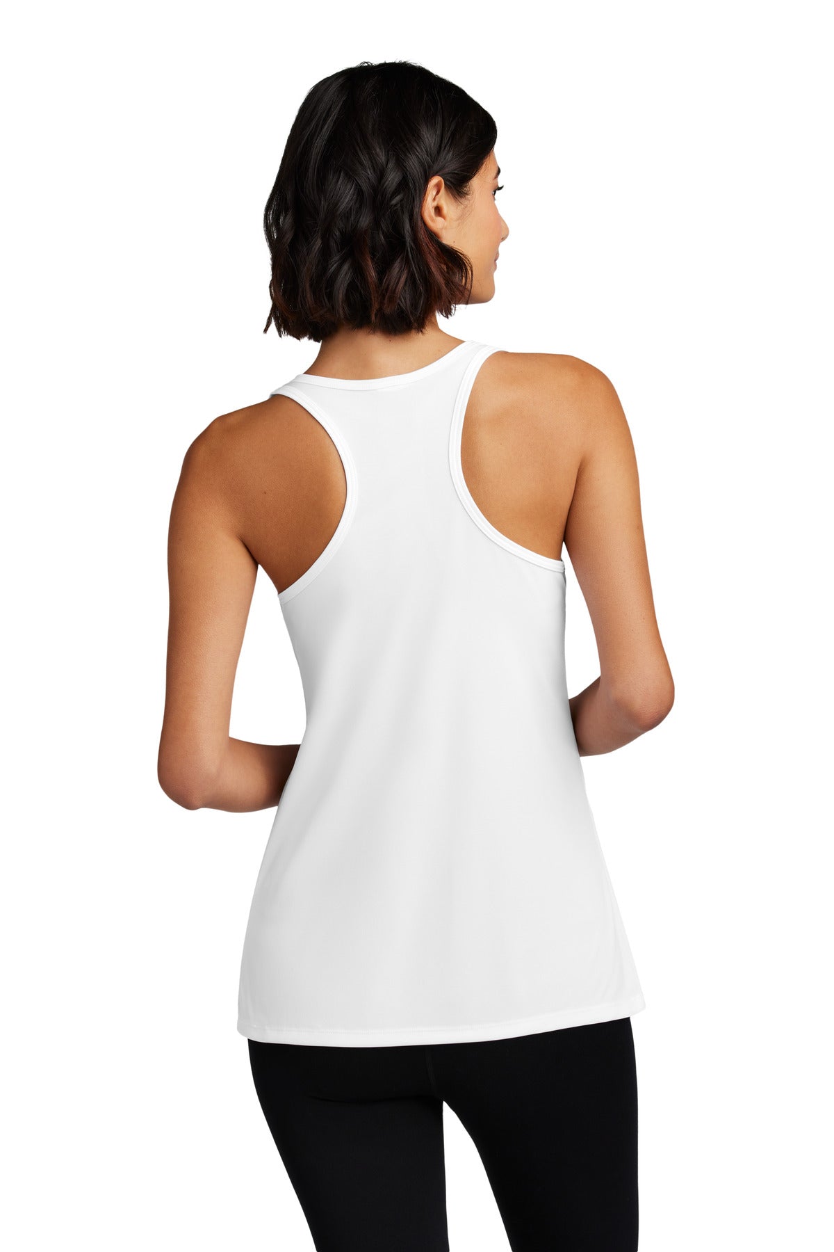 Custom Embroidered Port & Company Women's Performance Tank LPC380TT,White