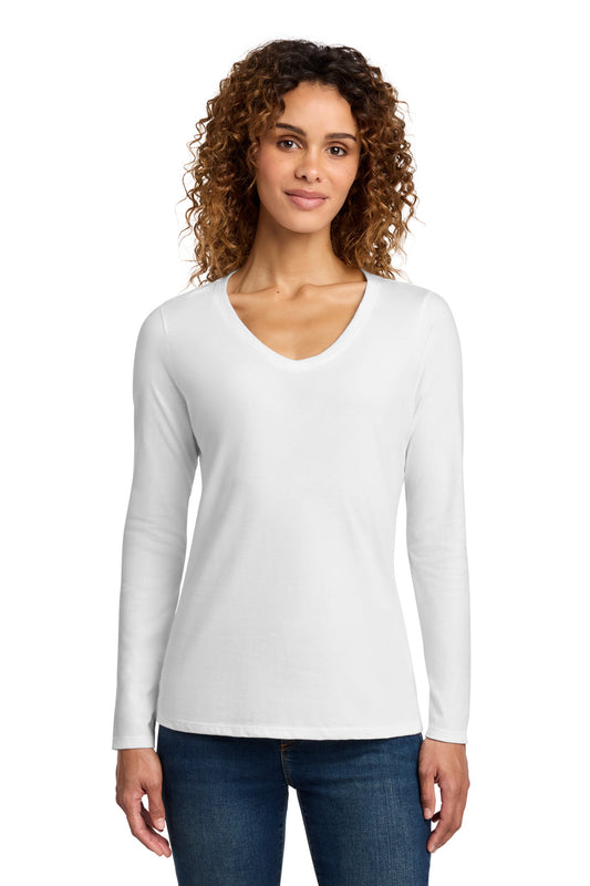 Custom Embroidered Port & Co T-Shirts  in White