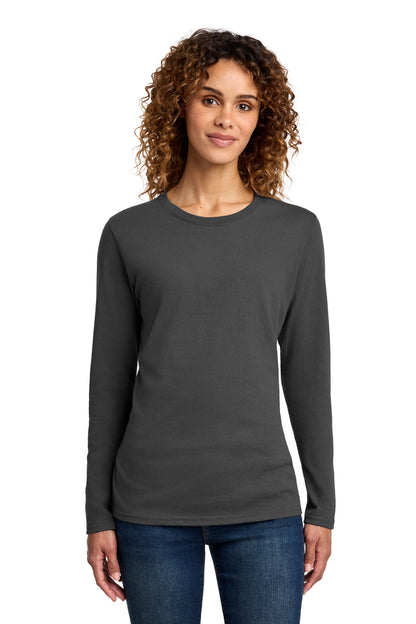 Custom Embroidered Port & Co T-Shirts  in Charcoal