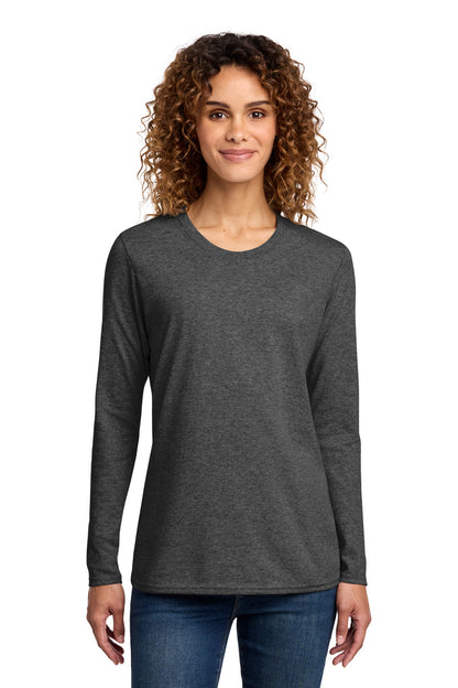 Custom Embroidered Port & Co T-Shirts  in Dark Heather Grey