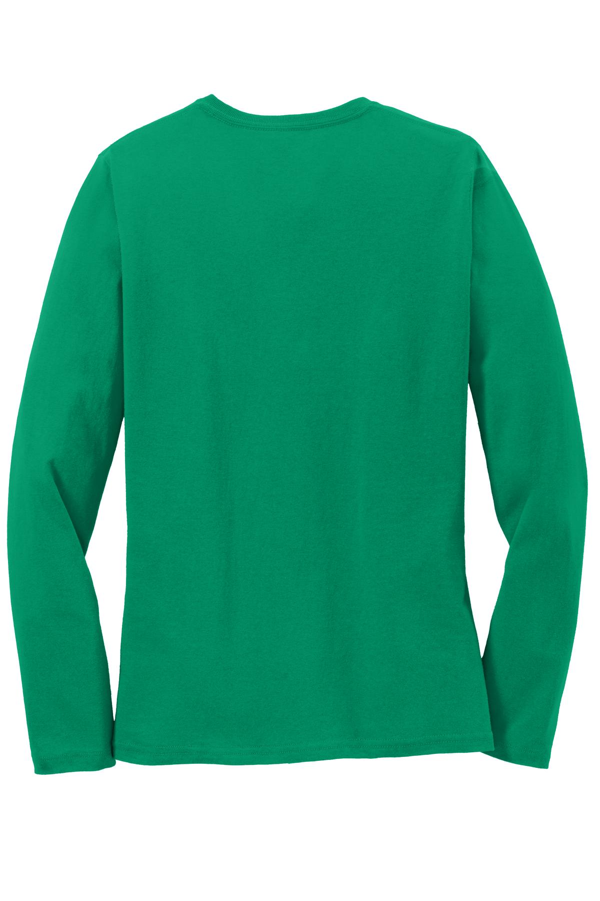 Custom Embroidered Port & Co T-Shirts  in Kelly