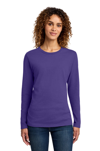 Custom Embroidered Port & Co T-Shirts  in Purple