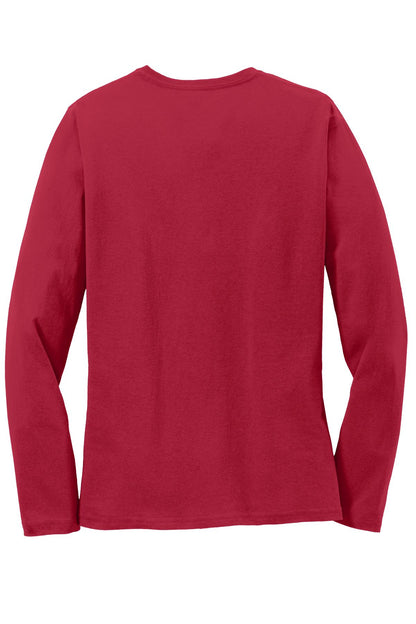 Custom Embroidered Port & Co T-Shirts  in Red