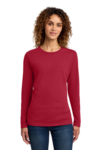 Custom Embroidered Port & Co T-Shirts  in Red