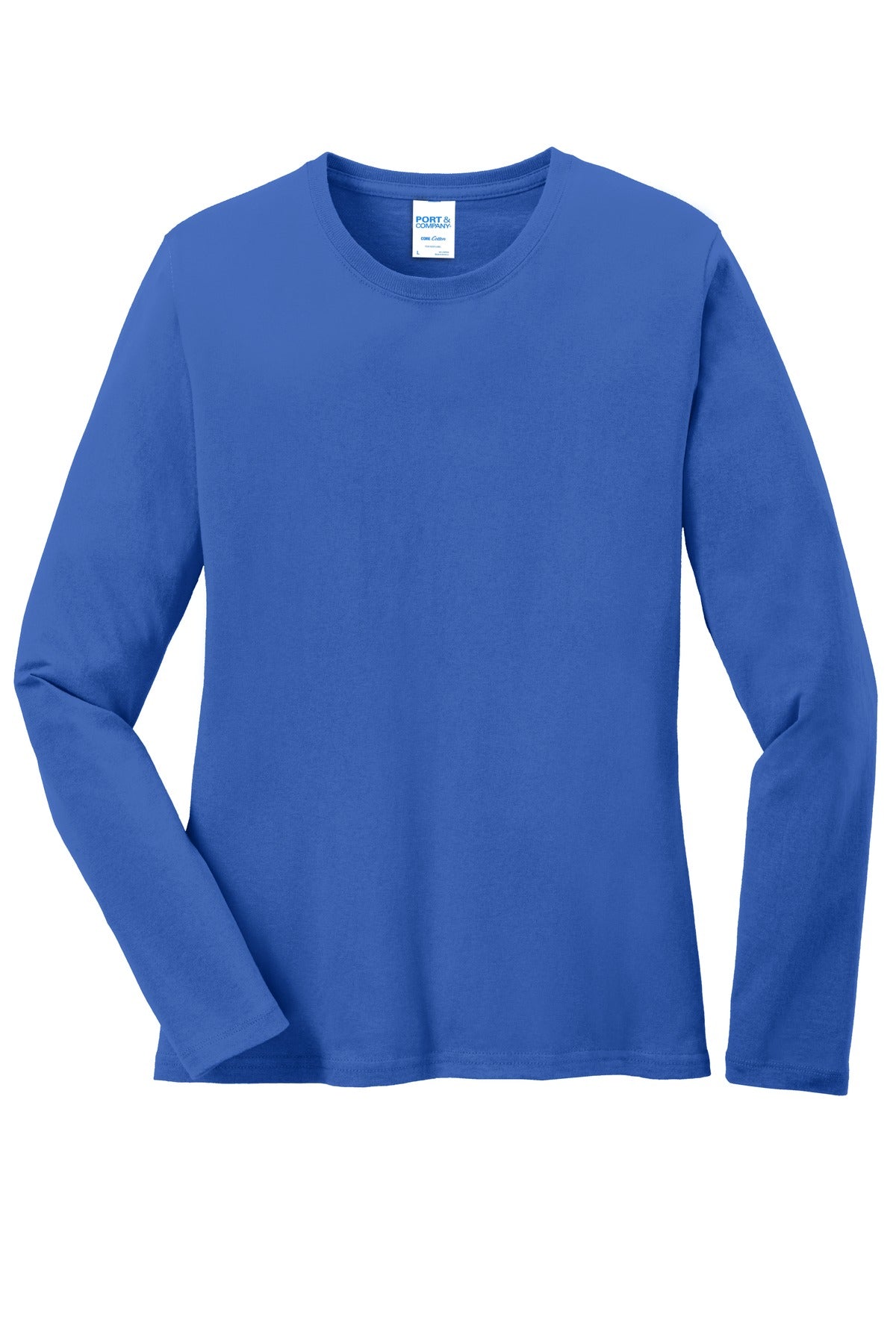 Custom Embroidered Port & Co T-Shirts  in Royal
