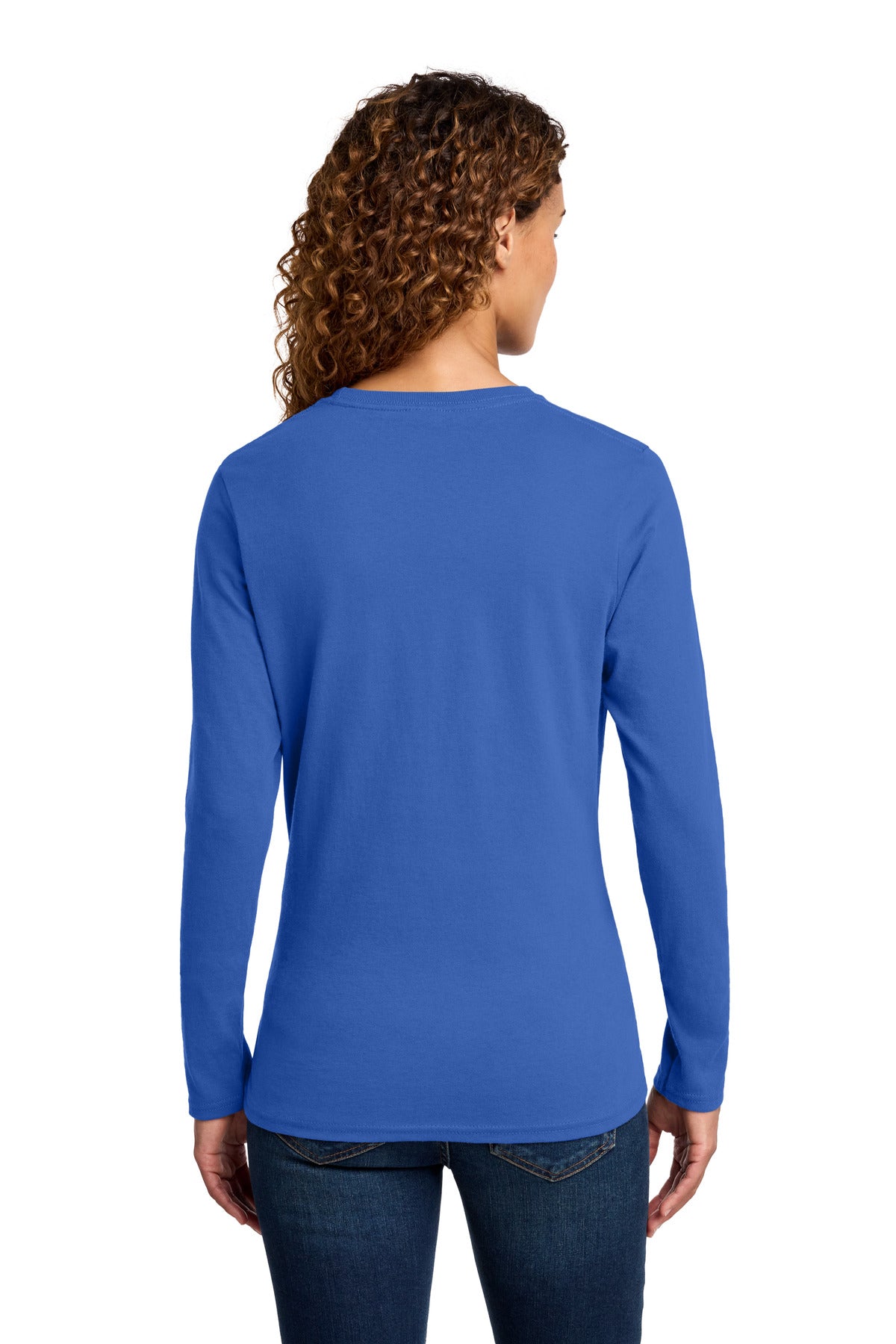 Custom Embroidered Port & Co T-Shirts  in Royal