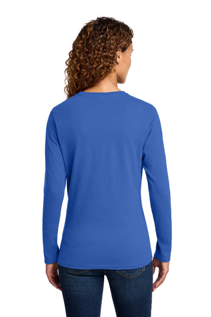 Custom Embroidered Port & Co T-Shirts  in Royal