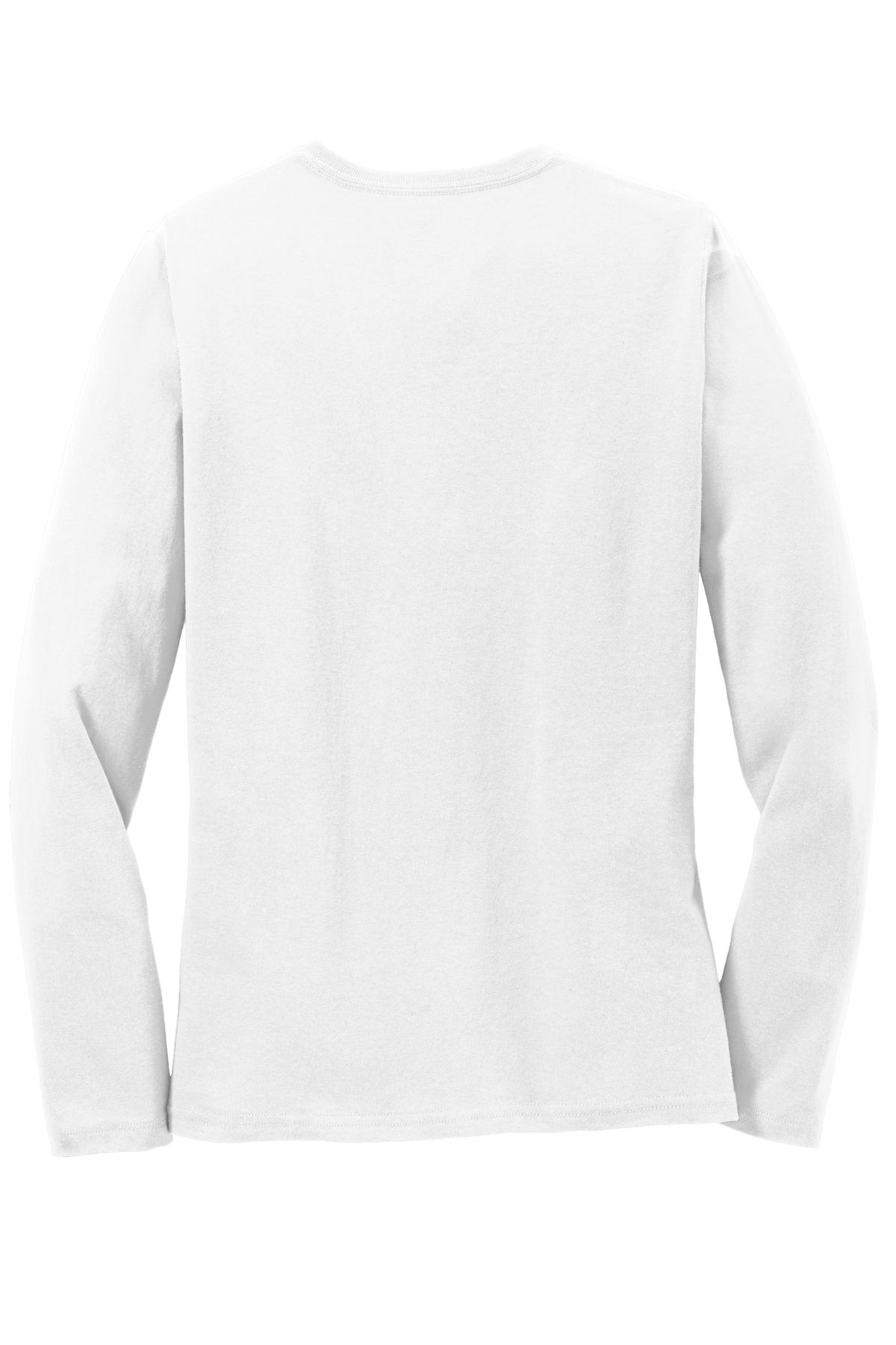 Custom Embroidered Port & Co T-Shirts  in White