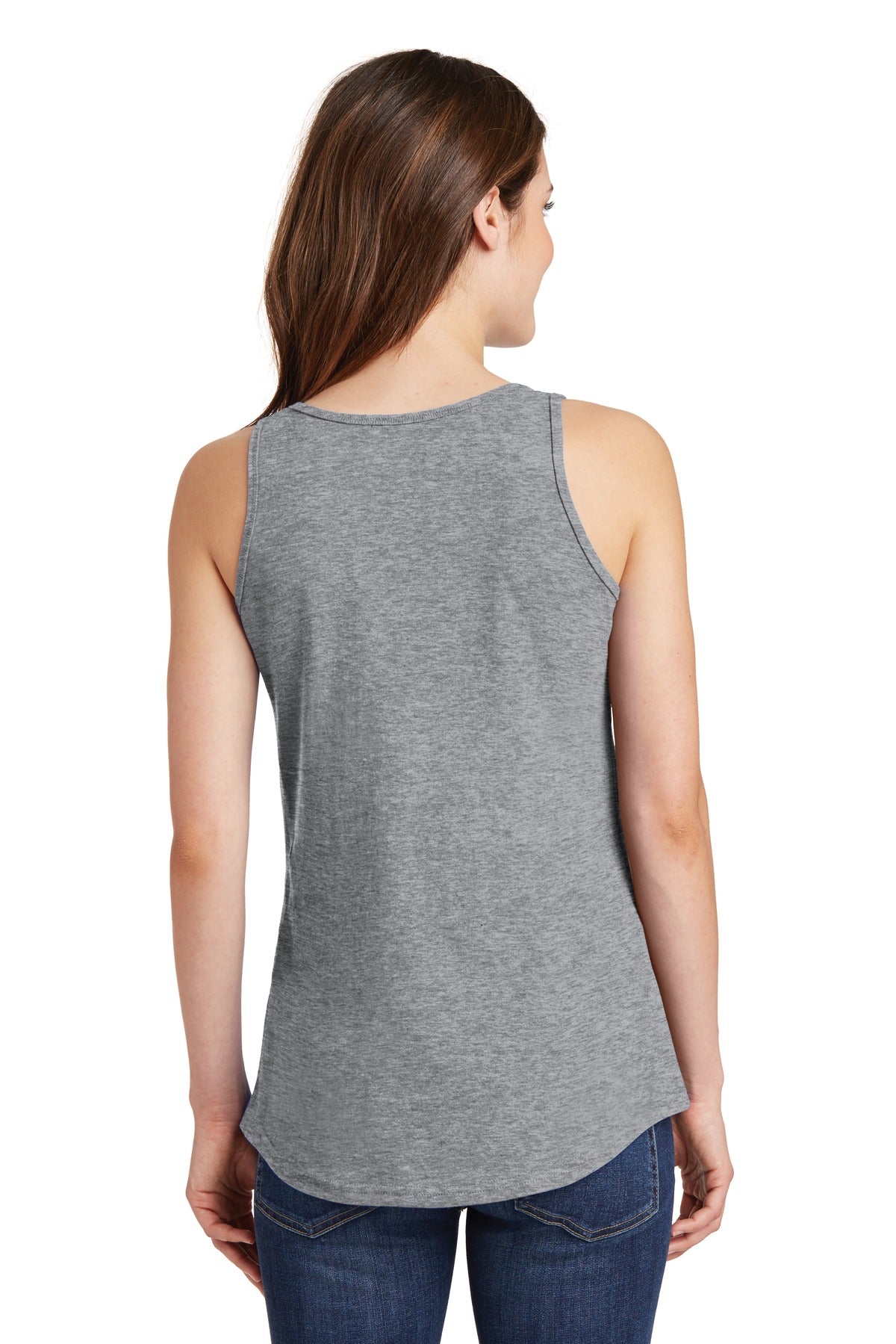 Custom Embroidered Port & Company Women's Core Cotton Tank Top.  LPC54TT,Athletic Heather