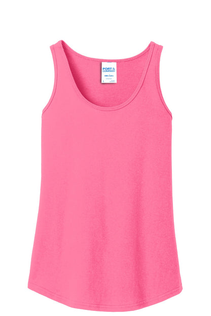 Port & Company Women's Core Cotton Tank Top.  LPC54TT
