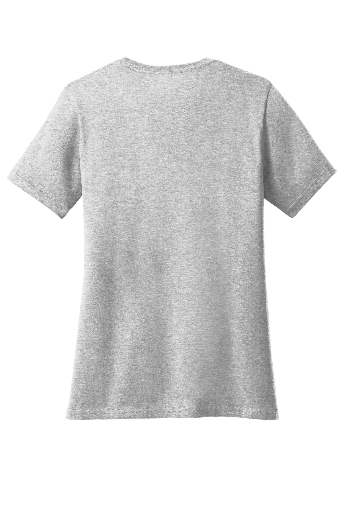 Custom Embroidered Port & Co T-Shirts  in Ash
