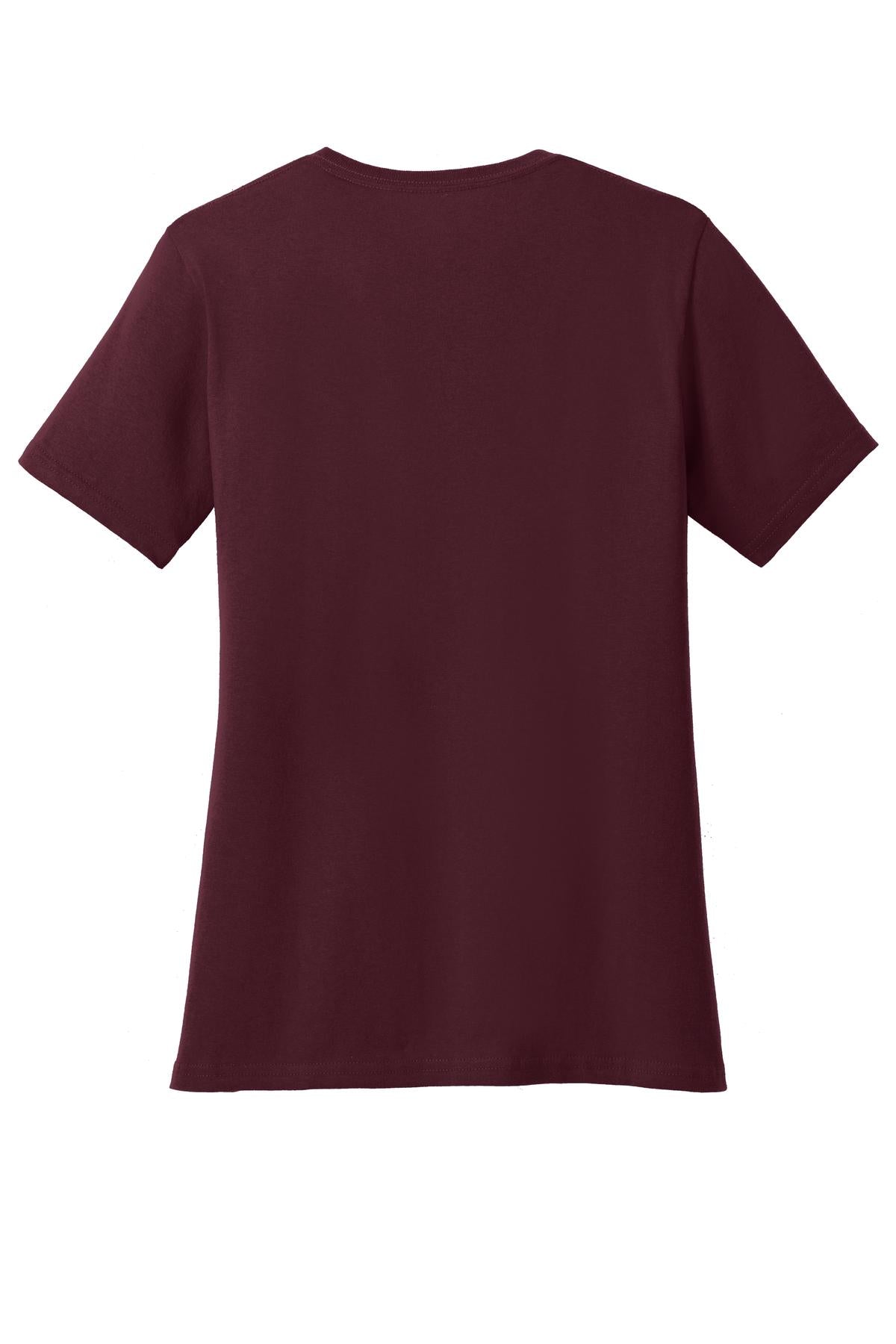 Custom Embroidered Port & Co T-Shirts  in Athletic Maroon