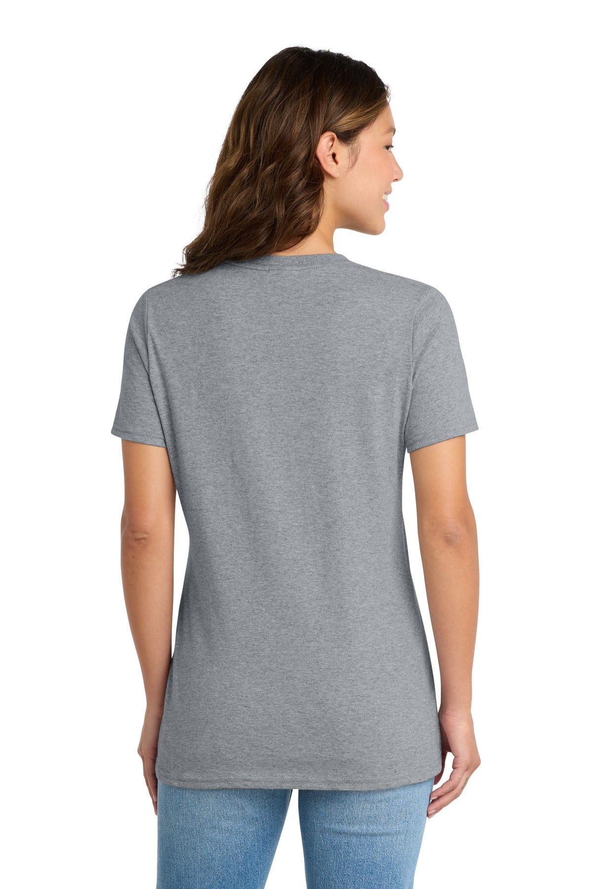 Custom Embroidered Port & Co T-Shirts  in Athletic Heather