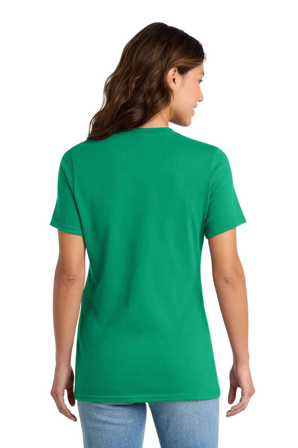 Custom Embroidered Port & Co T-Shirts  in Kelly