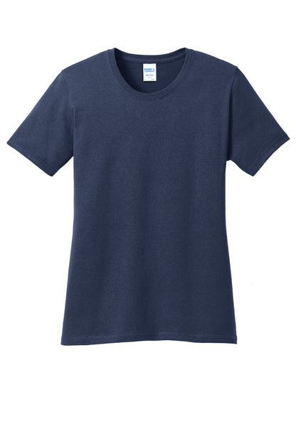 Custom Embroidered Port & Co T-Shirts  in Navy