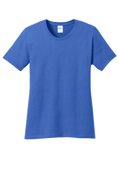 Custom Embroidered Port & Co T-Shirts  in Royal
