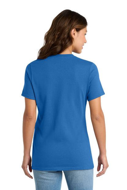 Custom Embroidered Port & Co T-Shirts  in Royal