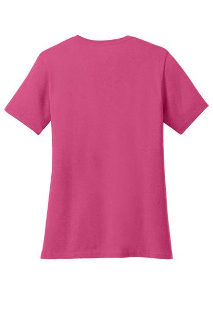 Custom Embroidered Port & Co T-Shirts  in Sangria