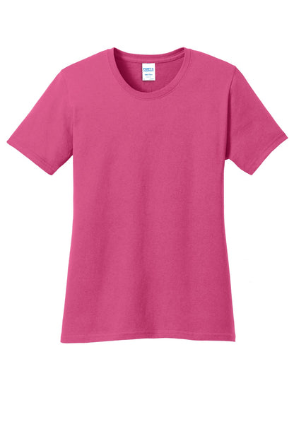 Custom Embroidered Port & Co T-Shirts  in Sangria