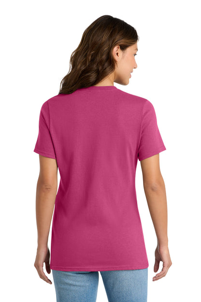 Custom Embroidered Port & Co T-Shirts  in Sangria