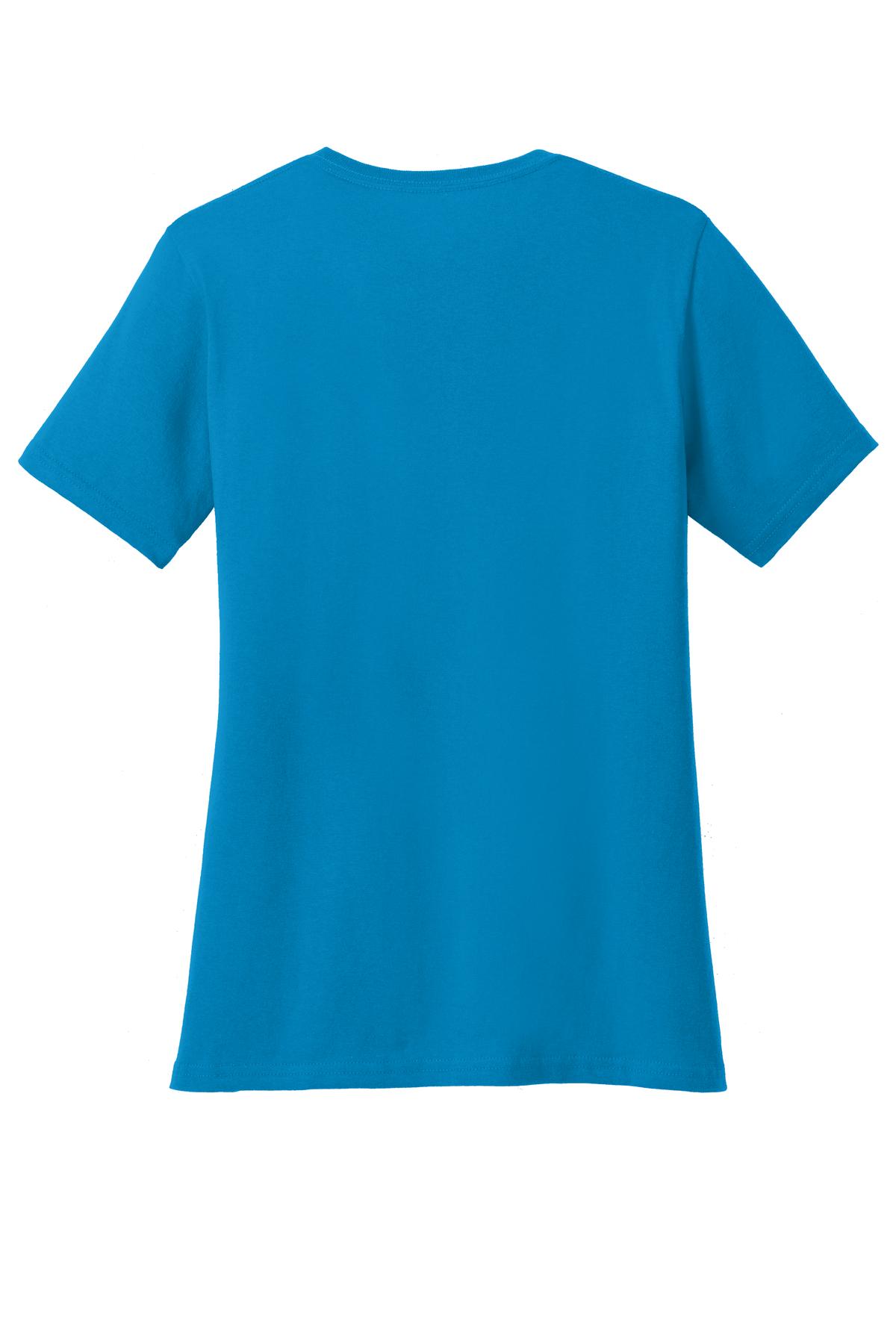 Custom Embroidered Port & Co T-Shirts  in Sapphire