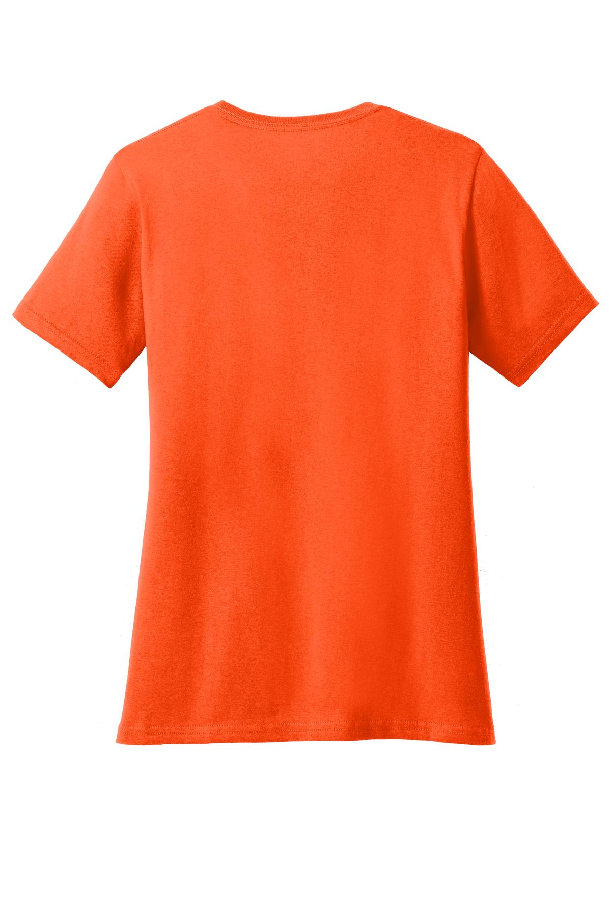 Custom Embroidered Port & Co Clothing in Safety Orange