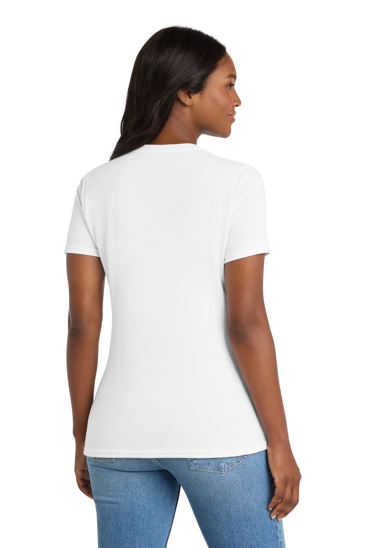 Custom Embroidered Port & Co Clothing in White