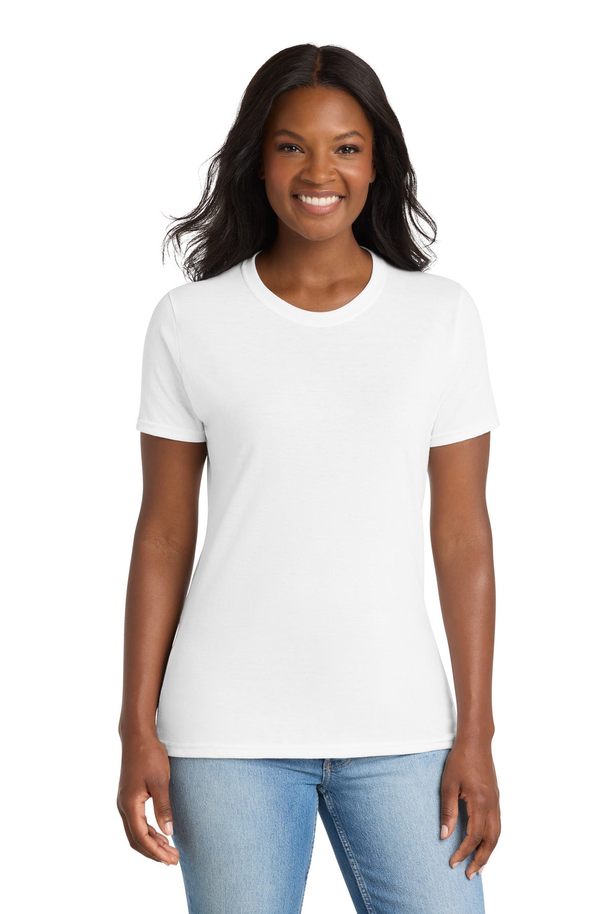 Custom Embroidered Port & Co Clothing in White