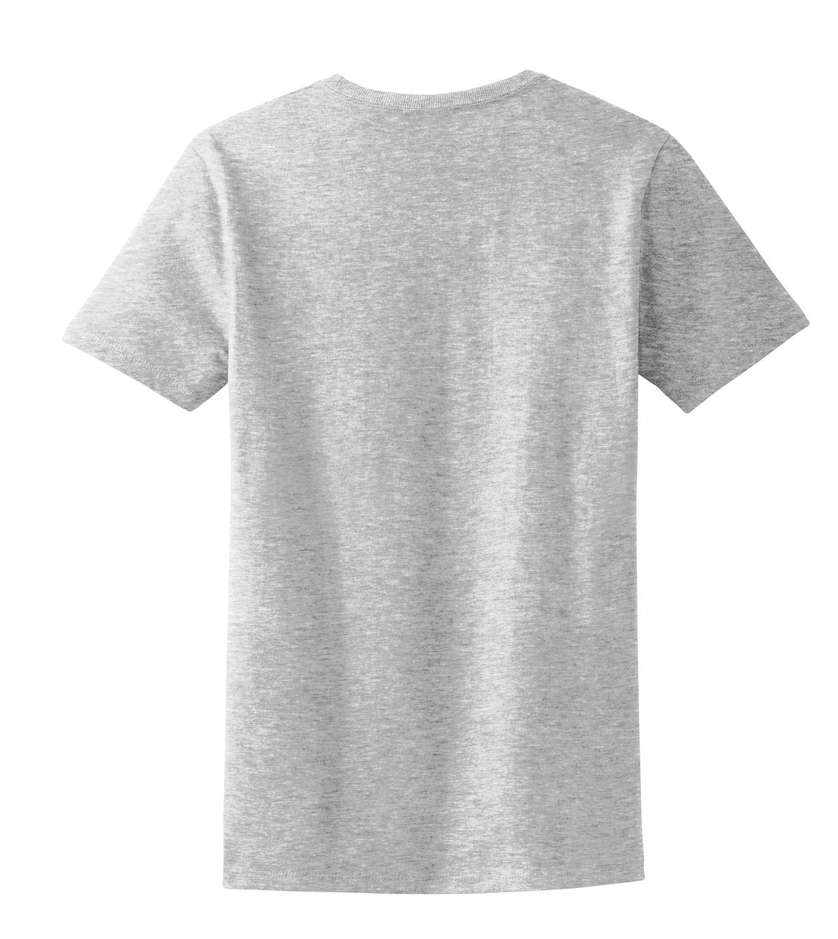 Custom Embroidered Port & Co T-Shirts  in Ash