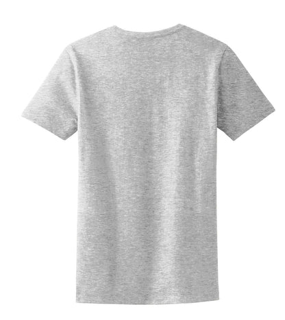 Custom Embroidered Port & Co T-Shirts  in Ash