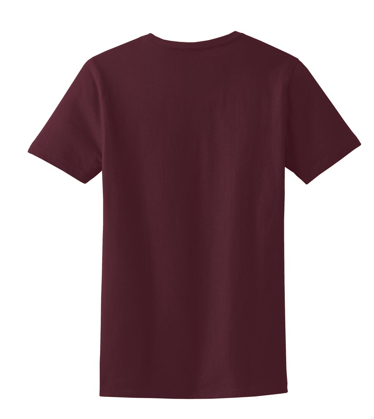 Custom Embroidered Port & Co T-Shirts  in Athletic Maroon