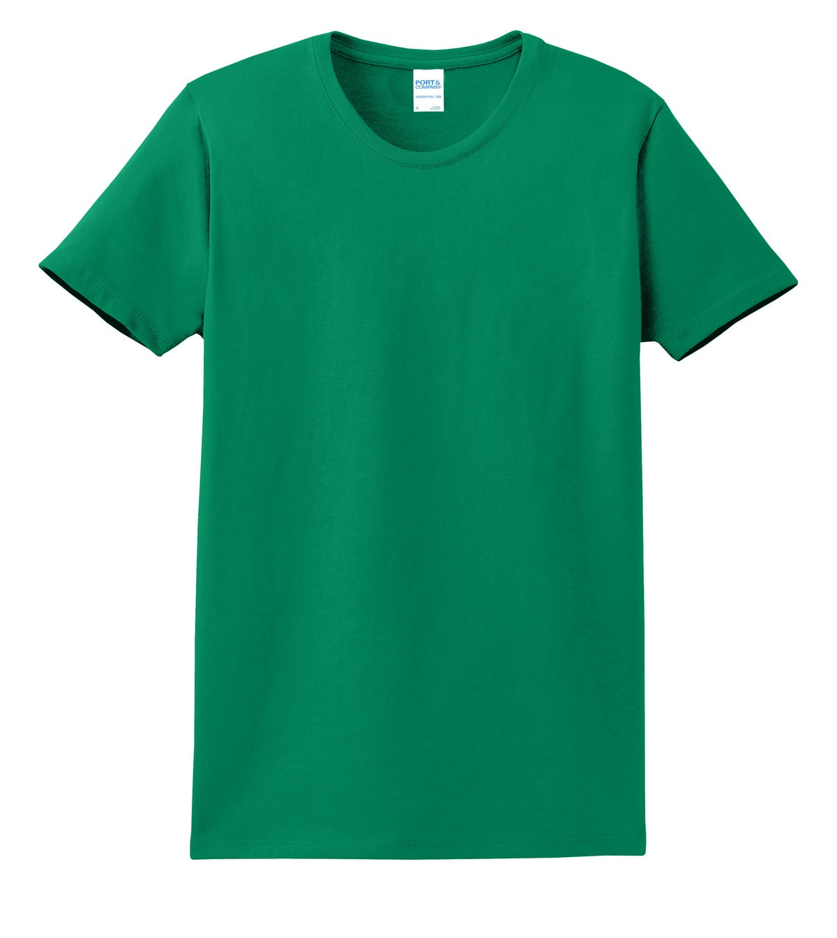 Custom Embroidered Port & Co T-Shirts  in Kelly