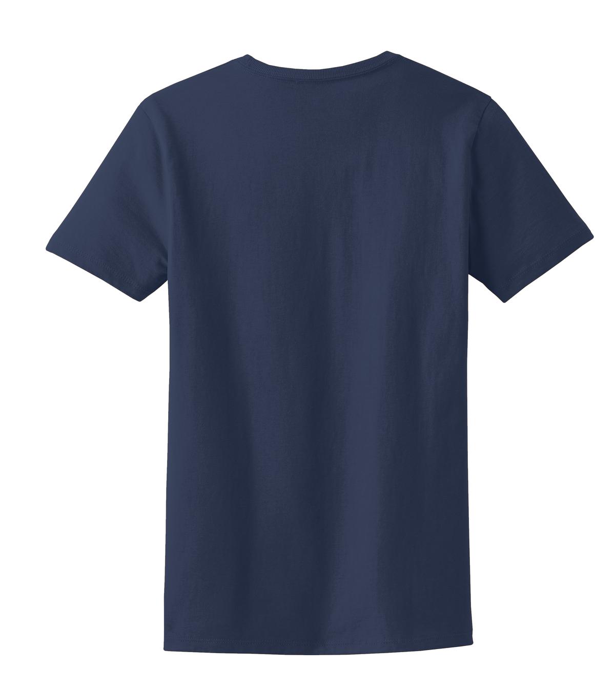 Custom Embroidered Port & Co T-Shirts  in Navy