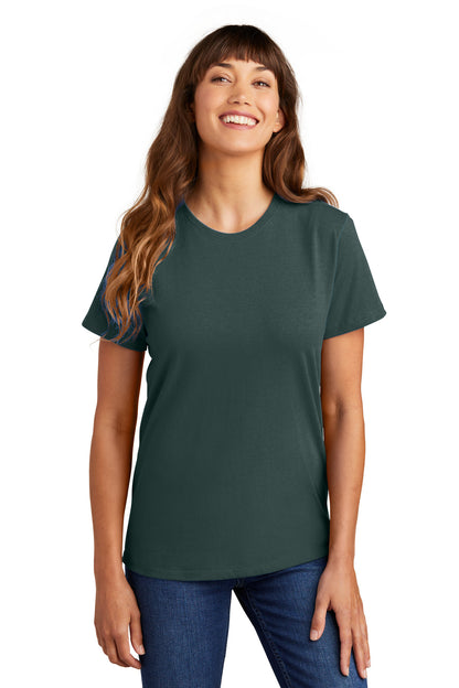Custom Embroidered Port & Co T-Shirts  in Dark Green